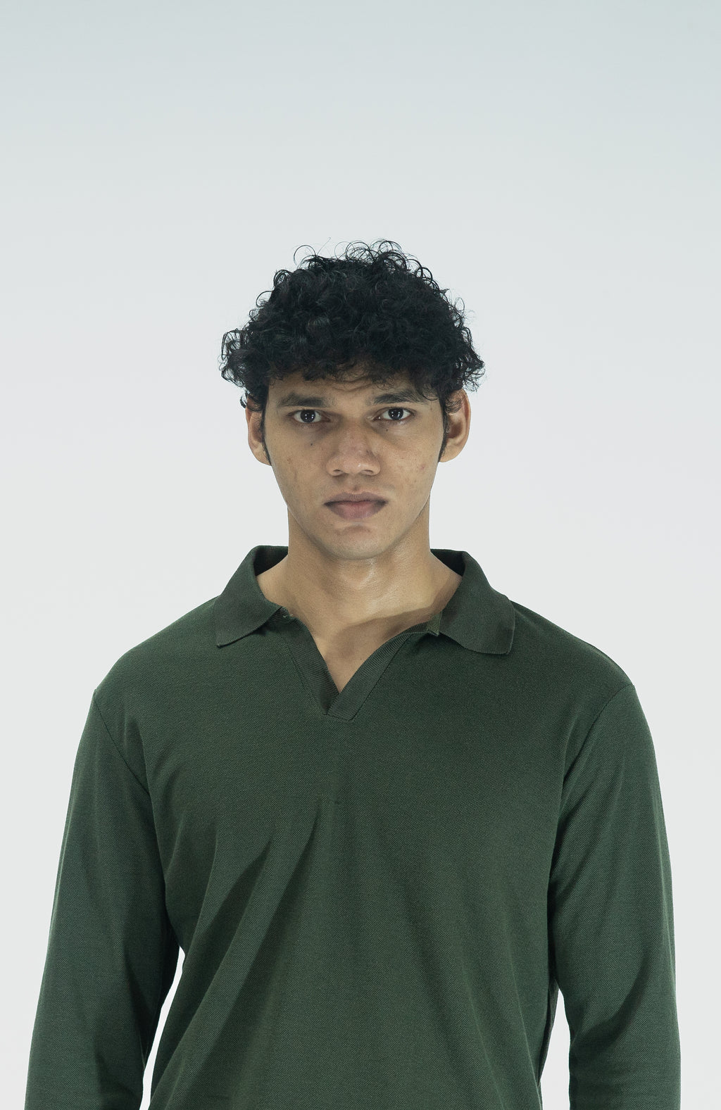 TEXTURED POLO FULL SLEEVE