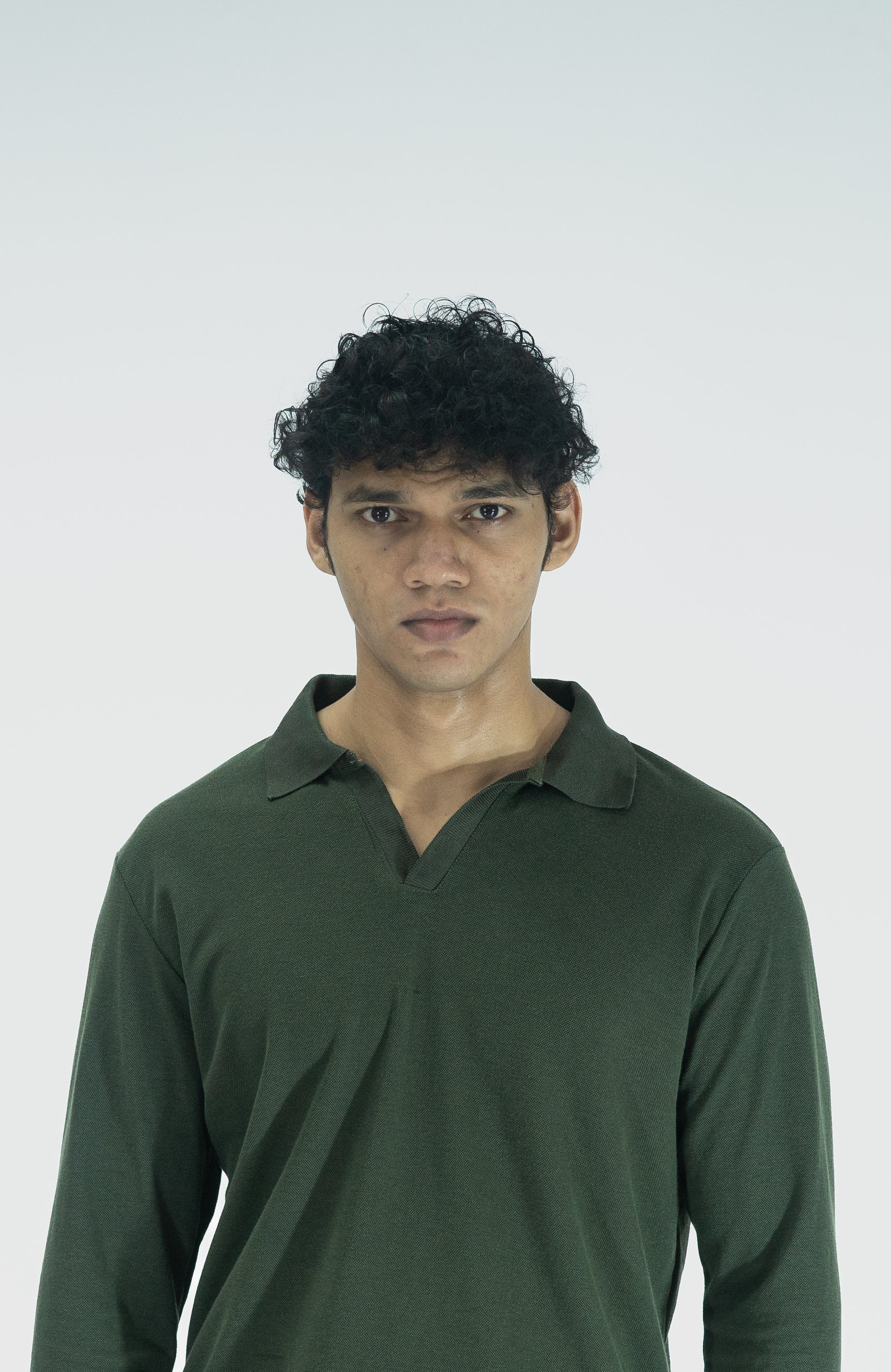 TEXTURED POLO FULL SLEEVE