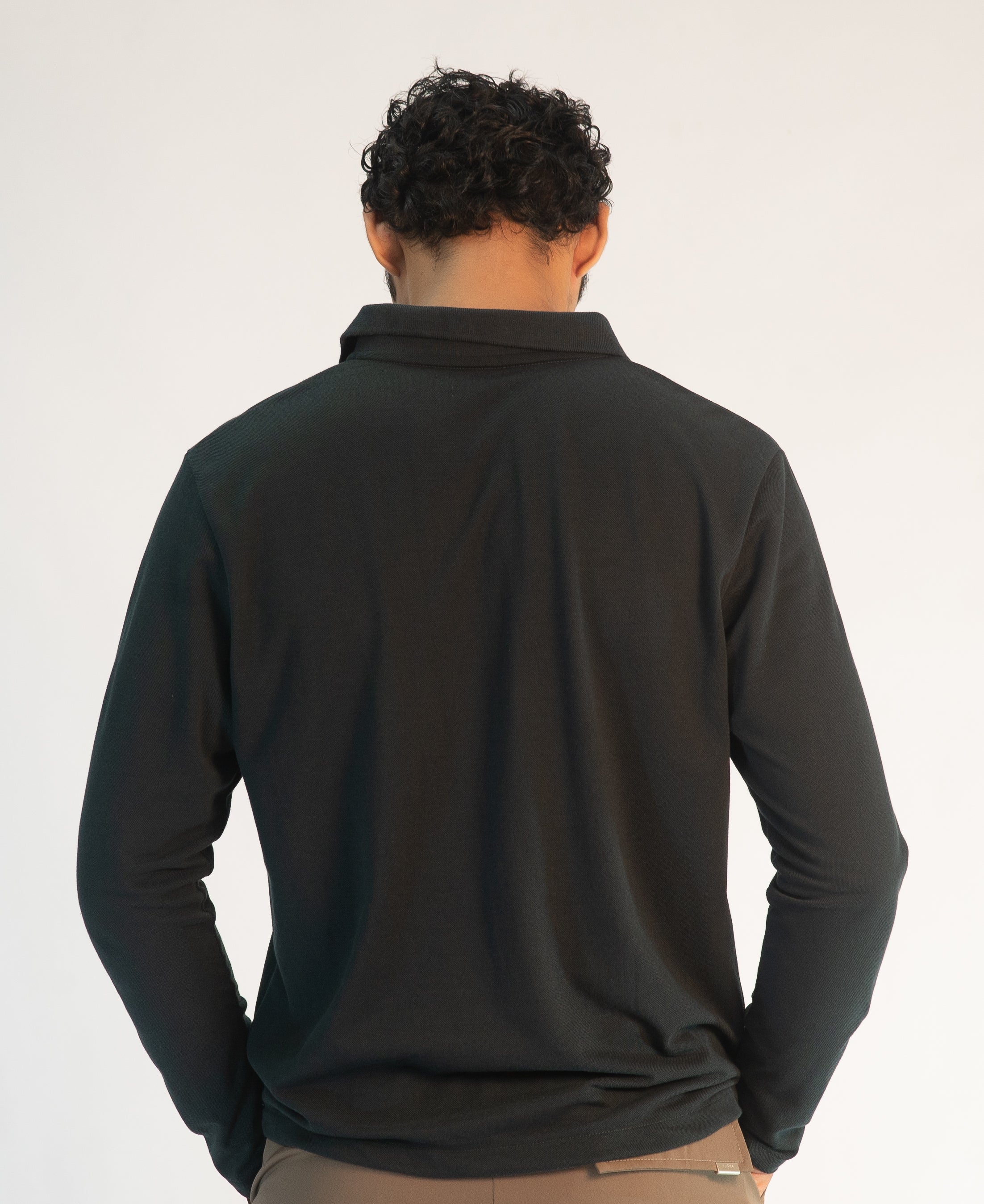 TEXTURED POLO FULL SLEEVE
