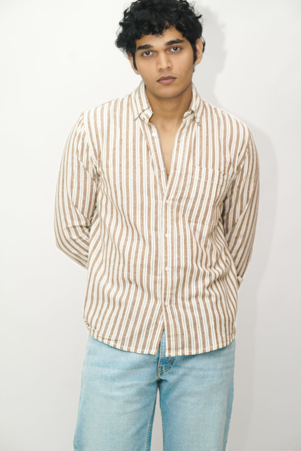STRIPED SHIRT RELAXED FIT