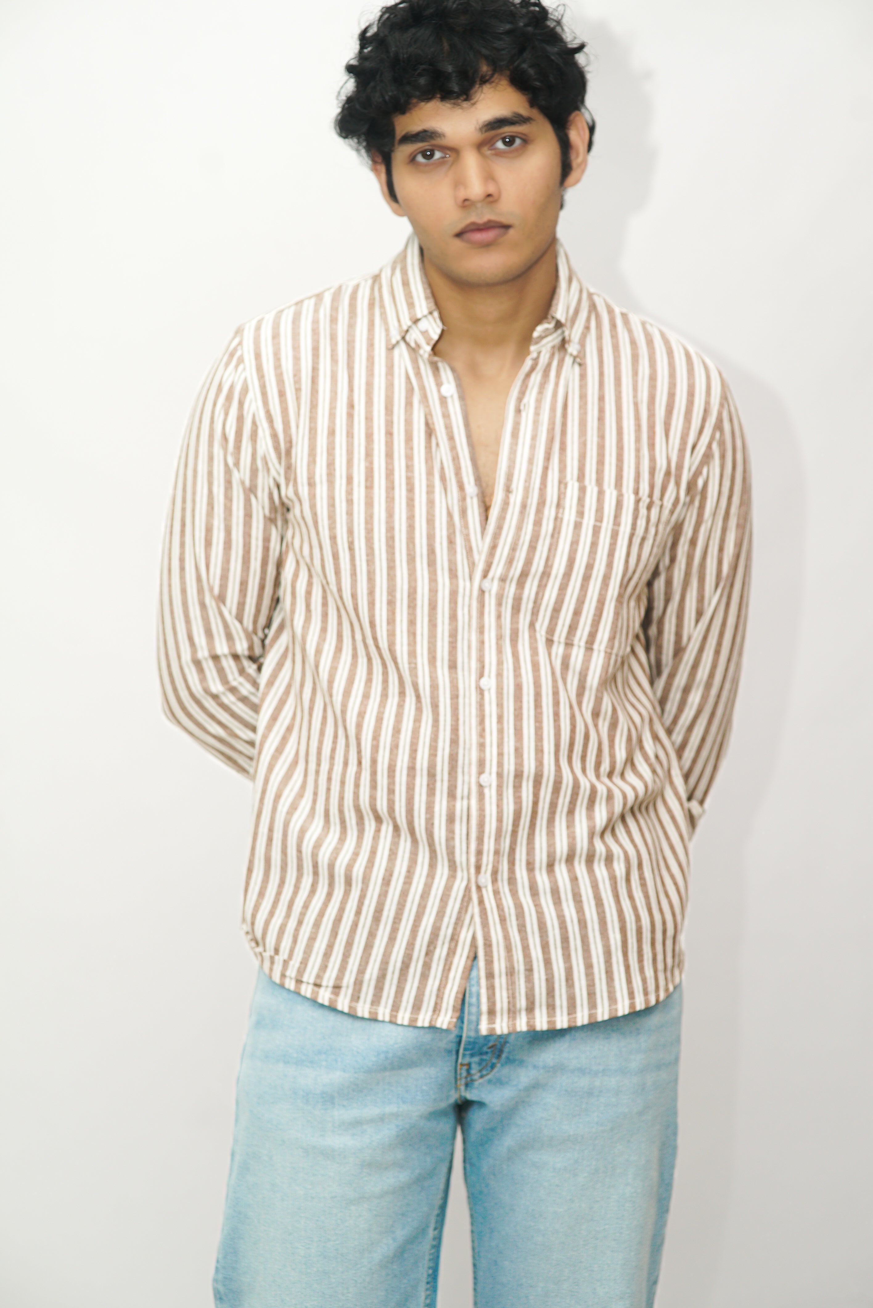 STRIPED SHIRT RELAXED FIT