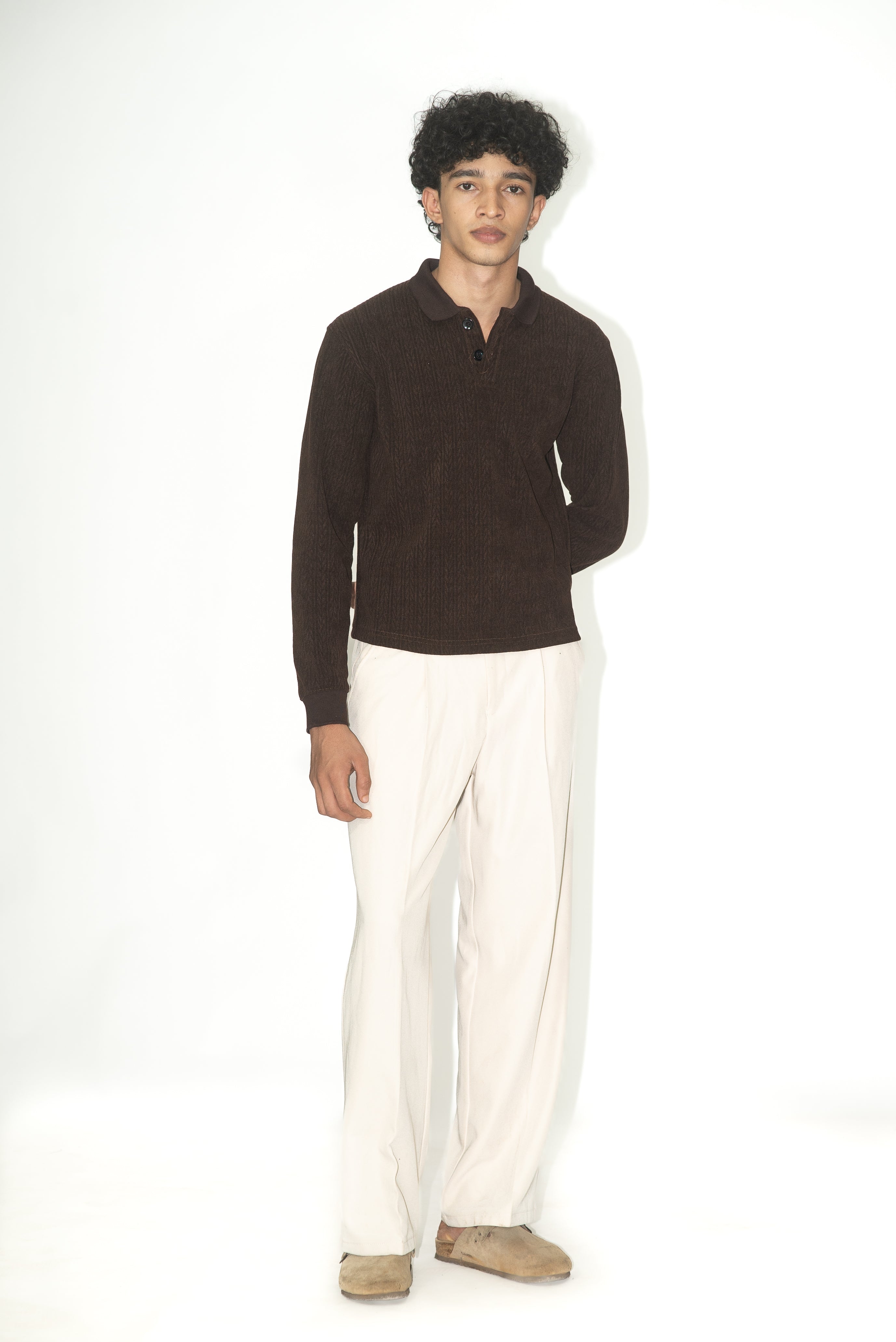 SLIM FIT CROPPED POLO