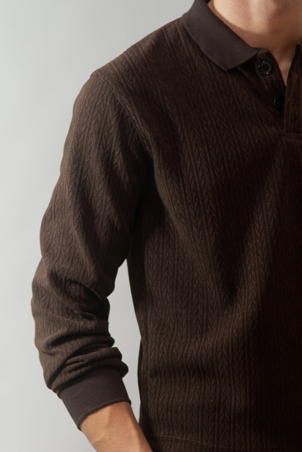 SLIM FIT CROPPED POLO