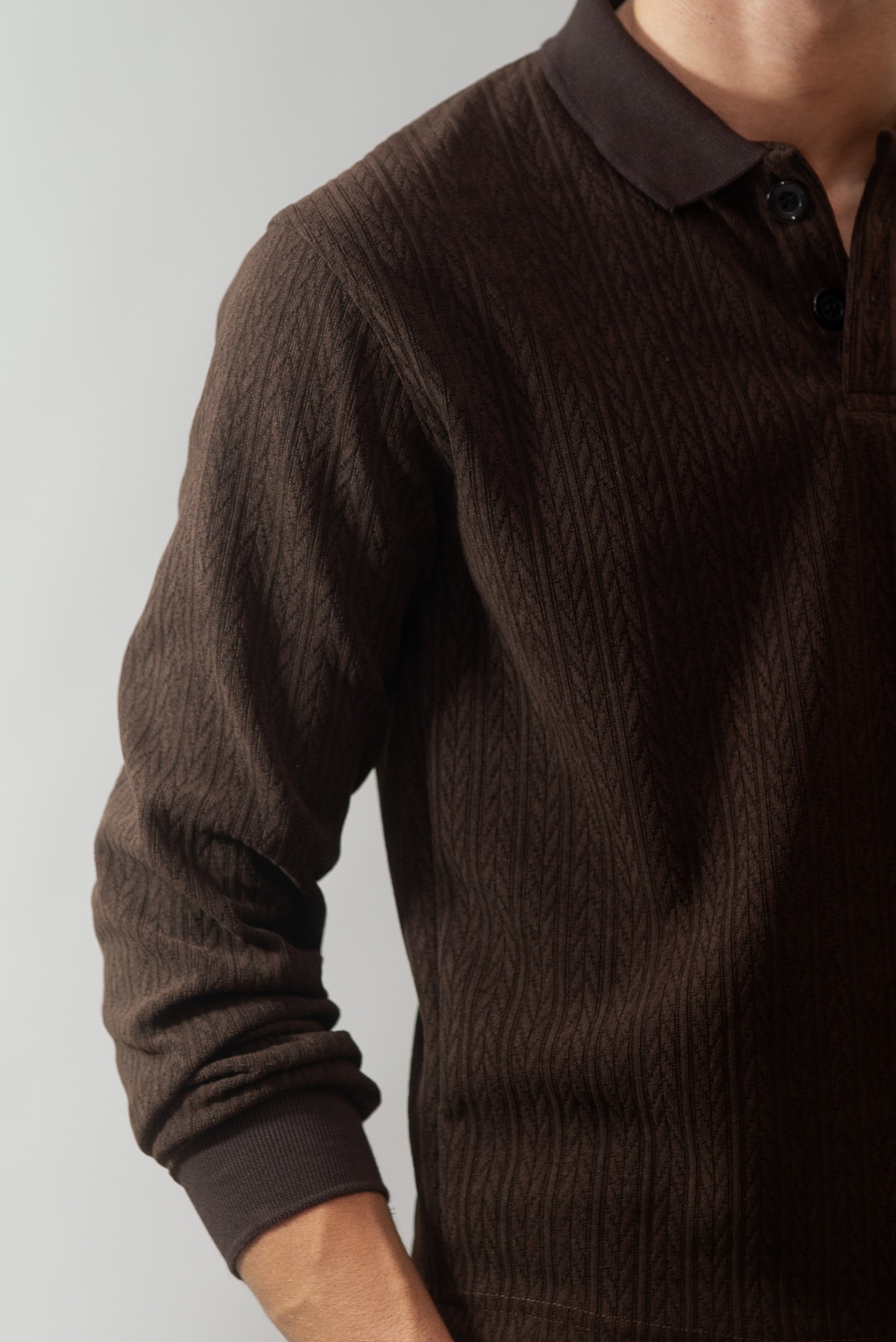 SLIM FIT CROPPED POLO