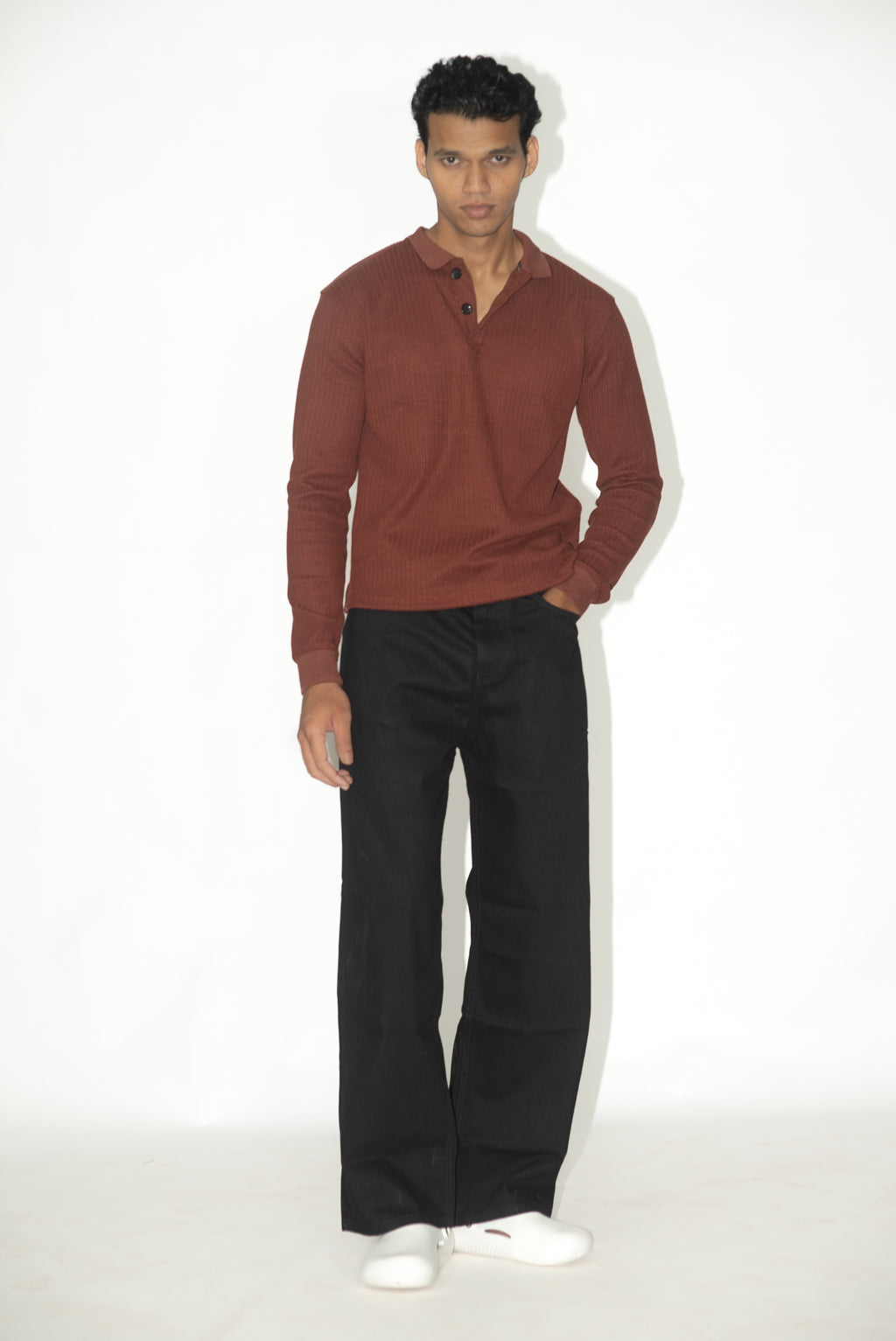 SLIM FIT CROPPED POLO