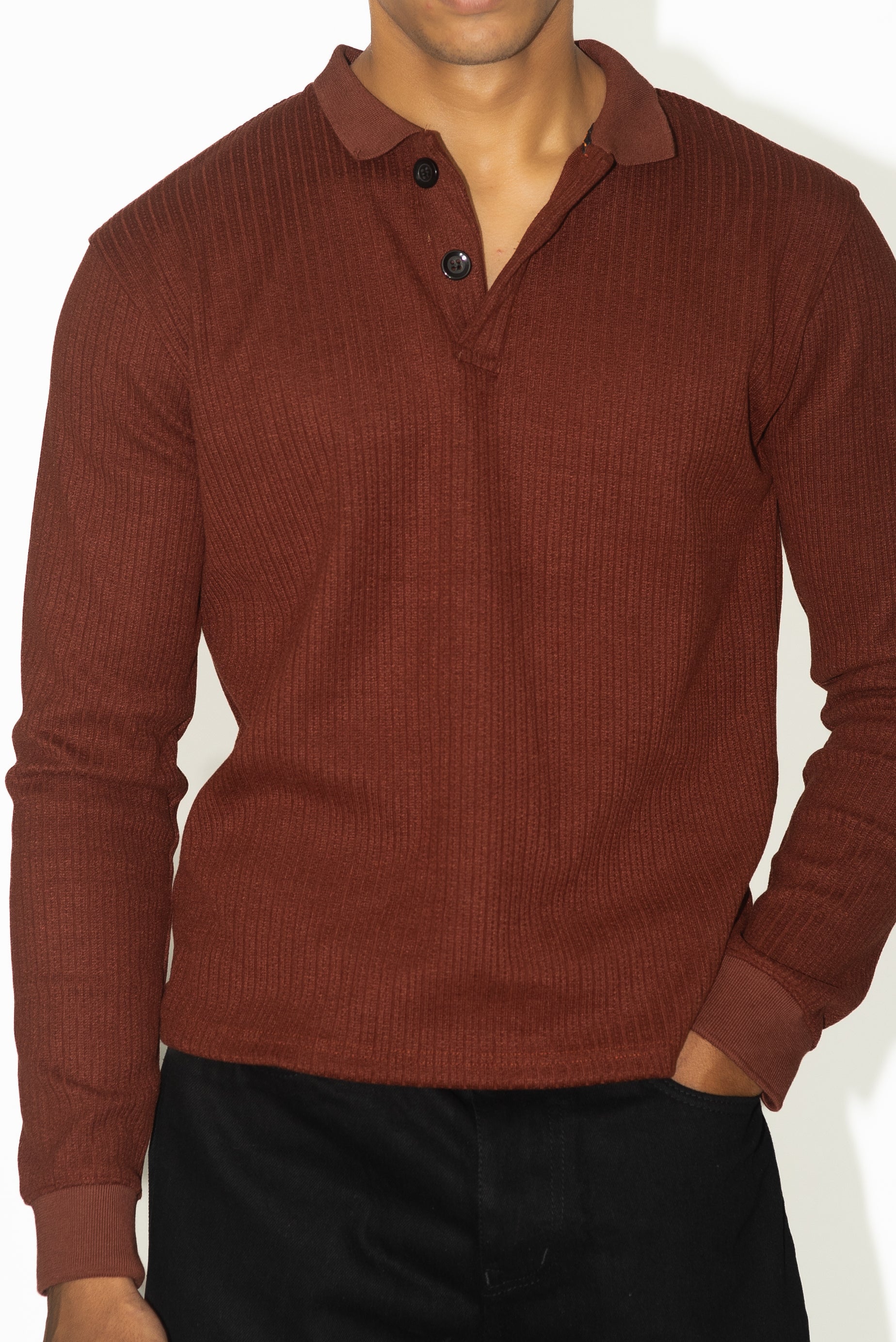 SLIM FIT CROPPED POLO