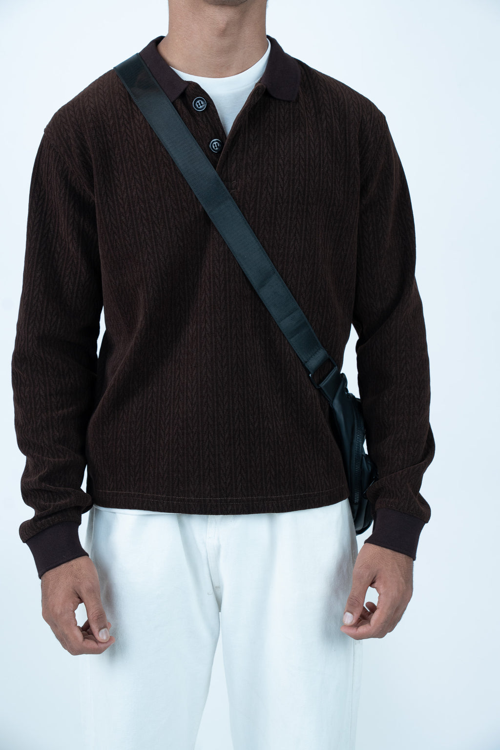 SLIM FIT CROPPED POLO
