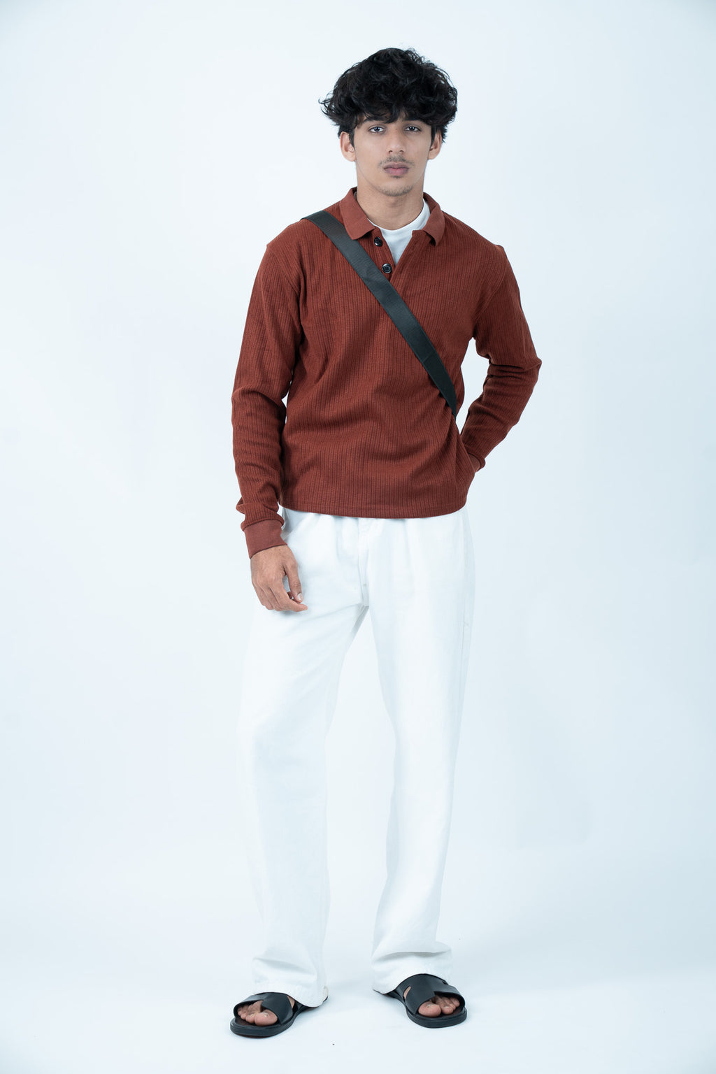 SLIM FIT CROPPED POLO